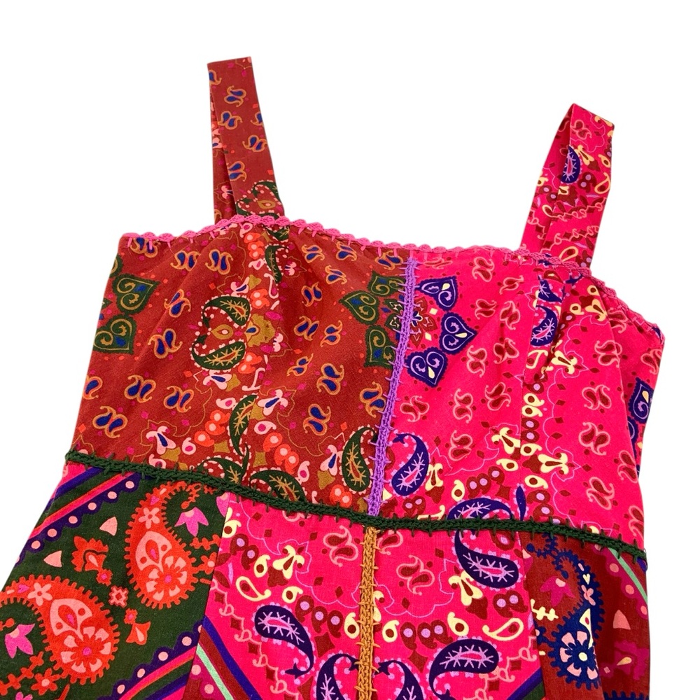 Farm Rio Bandana Print with Pink Multcolor - Picture 3 of 7